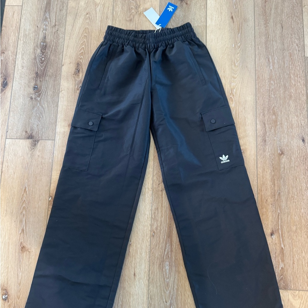 NWT Adidas Black Cargo Pants